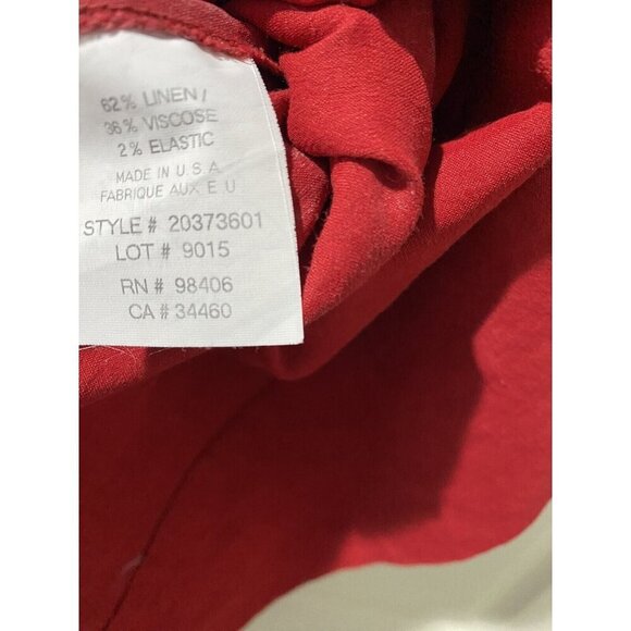 Theory Women's Saige Button Down Linen Shirt Dress Size 10 - Picture 7 of 7